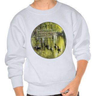 Isaiah 26 3 Thou wilt keep him in perfect peace Pullover Sweatshirts