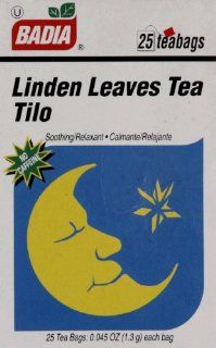 Badia Tea Bags, Linden 25 Count  Grocery Tea Sampler  Grocery & Gourmet Food