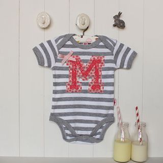 personalised applique cheerleader bodysuit by milk two bunnies