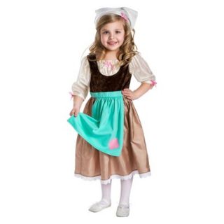 Little Adventures Cinderella Day Dress w/ Head Scarf L