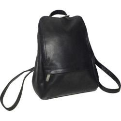 Royce Leather Vaquetta 10in Adjustable Backpack Black