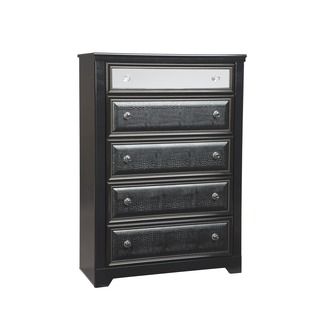 Signature Design By Ashley Signature Designs By Ashley Alamadyre Black 5 drawer Chest Black Size 5 drawer