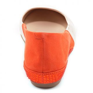 "Bestro" Suede Colorblock Ballet Flat