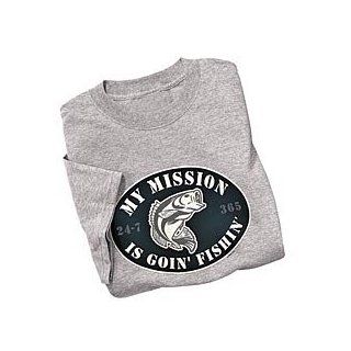 Fishin' Mission Tee Gifts for Him  Gourmet Food  Grocery & Gourmet Food