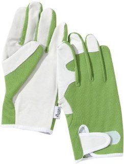 Green Lady Gardener Leather Gloves   Medium  Patio, Lawn & Garden
