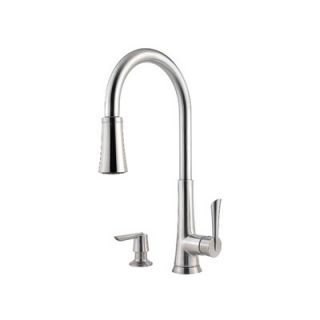 Price Pfister Mystique One Handle Widespread Pull Out Kitchen Faucet