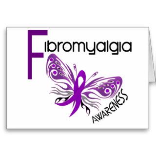 Fibromyalgia BUTTERFLY 3 Card