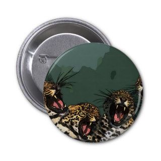 Angry Tigers Pinback Buttons