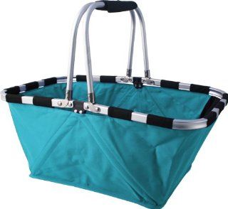 Flexi Basket. A contemporary designed hamper, event or shopping basket which folds away to the size of a small bag, complete with a carry bag. This groovy basket features a zippered internal pocket for valuables, a Lycra cover, UV stabilized nylon receptac