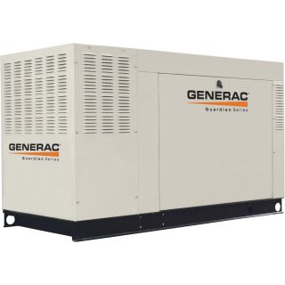 Generac GUARDIAN Liquid-Cooled Standby Generator — 45 kW, Model# QT04524ANSC  Residential Standby Generators