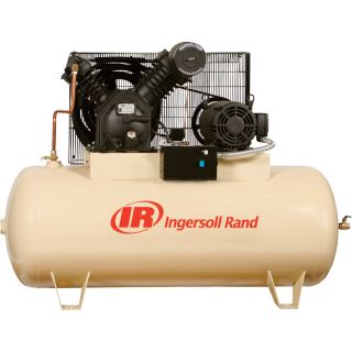 Ingersoll Rand Electric Stationary Air Compressor — 10 HP, 35 CFM At 175 PSI, 200 Volts, Model# 2545E10-V  30   39 CFM Air Compressors