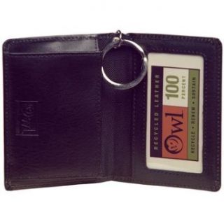 100% Recycled Leather ID and Business Card Holder (Black) Clothing