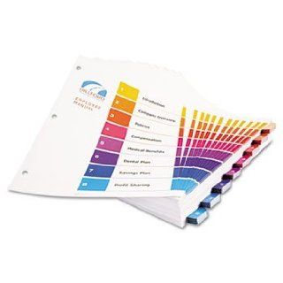 Avery Ready Index Contemporary Multicolor Table of Contents Divider Sets Uncollated in Bulk Packs INDEX, READY, 8TAB, 24ST/BX (Pack of2)  Binder Index Dividers 
