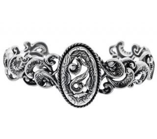 Carolyn Pollack Silver Rodeo Sterling Cuff Bracelet 26.0 g —