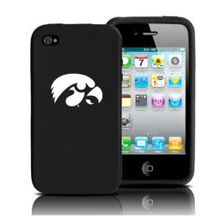 Iowa Hawkeyes iPhone 4 and 4S Case Silicone Cover   Cell Phone Carrying Cases