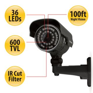 Defender Outdoor Security Camera — Set of 4, 600 Lines, Model# 21006  Security Systems   Cameras