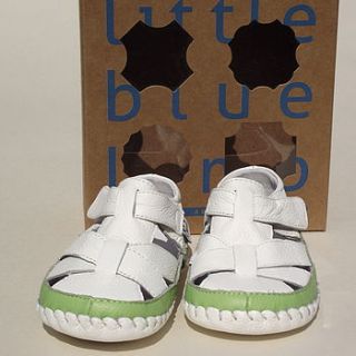 baby boy's real leather summer sandal shoes by my little boots