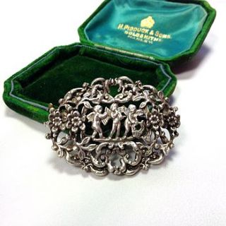 vintage cherub brooch by iamia