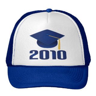Blue Graduation Hat 2010 Grad Gifts