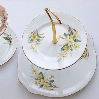 vintage china cake stands by peony and thistle