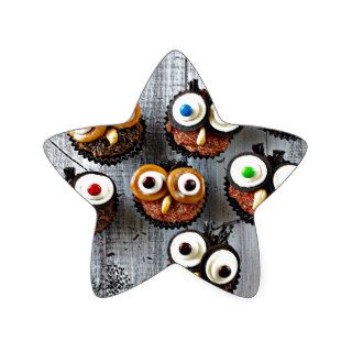 Owl Owls Cupcakes Cute Funny Candy Pastry Chef Sticker