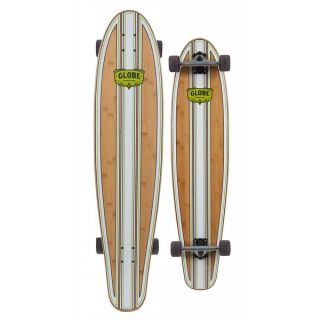 Globe Continental Longboard Skateboard Complete Bamboo/Black