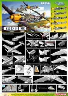 Cyber Hobby 1/32 Messerschmitt BF109E 4   Wing Tech Series Toys & Games