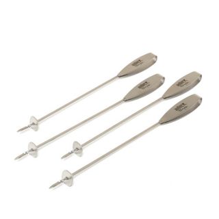 Four Piece Flat Skewer with Ring