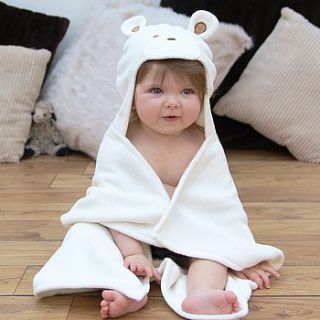 teddy baby towel gift set by bathing bunnies