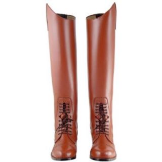 Victory Ladies Field Boots tall english riding TAN All Sizes Available, ColorTan CalfWide, 6.5  Equestrian Body Protectors  Sports & Outdoors