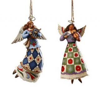 Jim Shore Angel Ornament Set —