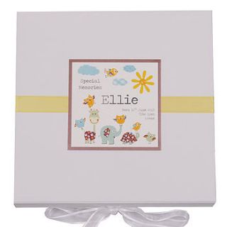 new baby personalised sunshine keepsake box by dreams to reality design ltd