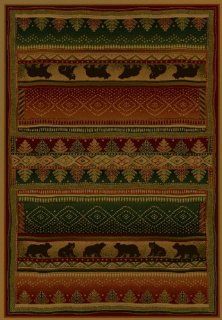 Shop Area Rug 7x10 Rectangle Southwestern/Lodge lodge Color   United Weavers Genesis Collection at the  Home Dcor Store. Find the latest styles with the lowest prices from RugPal