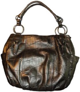 Women's B Makowsky Purse Handbag Corinth Tote Bronze Leather Top Handle Handbags Clothing