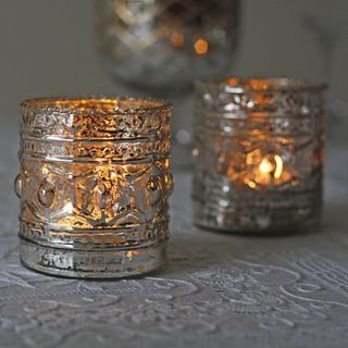 ornate antique silver tea light holder by the wedding of my dreams