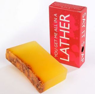 'you get me all in a lather' handmade soap by sedbergh soap company