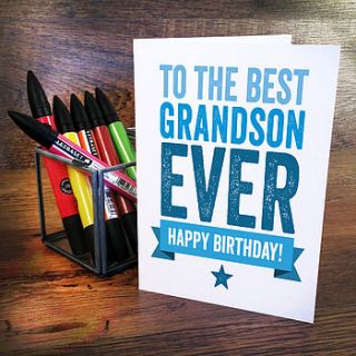 happy birthday grandson by a is for alphabet