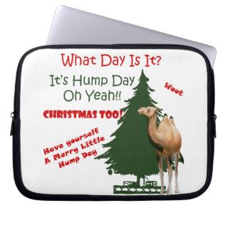 Merry Little Hump Day Christmas Laptop Sleeve