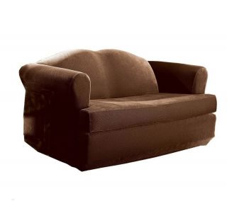 Sure Fit Stretch Pique Separate T Cushion SofaSlipcover —
