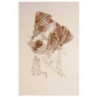 Kline Dog Art Jack Russell Hand Signed Art Lithograph