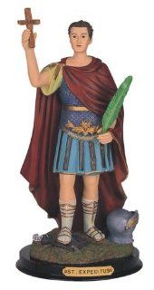 Shop 12 Inch Saint Expeditus Holy Figure Religious Decoration Statue Decor at the  Home Dcor Store