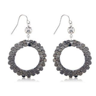 Silver Sequin Costume Jewellery Fashion Hoop Earrings Perfect for the Party Look   arrives in a Pretty Keeps Sake Gift Bag. Jewelry
