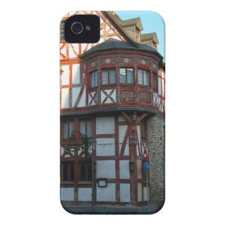 Germany, Rhineland, Rhens, half timbered houses 8 iPhone 4 Case Mate Case
