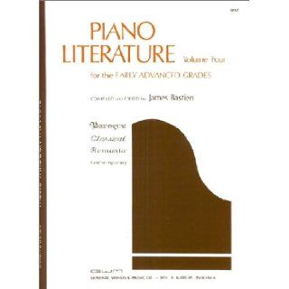 GP57   Bastien Piano Literature Volume 4   Early Advanced Grades James Bastien 9780849760549 Books