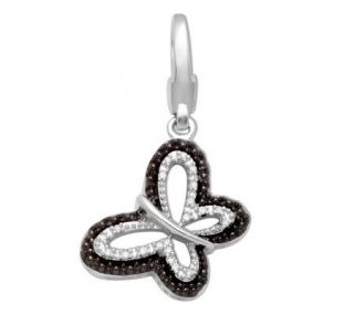 Affinity Sterling Diamond Accent ButterflyCharm —