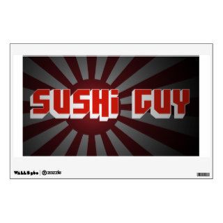 Sushi Guy Decal Room Decals