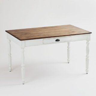 White Camille Dining Table   World Market   Furniture