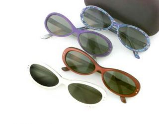 Cirque Oval Shape Color Frame Sunglasses —
