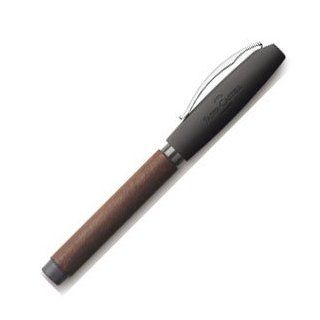 Faber Castell Design Basic Rollerball Pen with Poplar Wood Barrel  Liquid Ink Rollerball Pens 