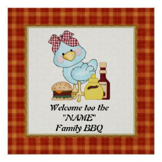 Family BBQ poster